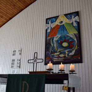 Der Altar im Dietrich-Bonhoeffer-Haus